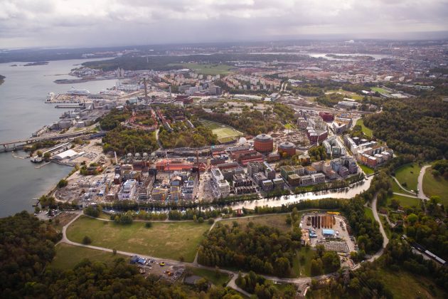Gasworks Area with Boberg Square by Sweden Sweco, Thorbjörn Andersson and Staffan Sundström