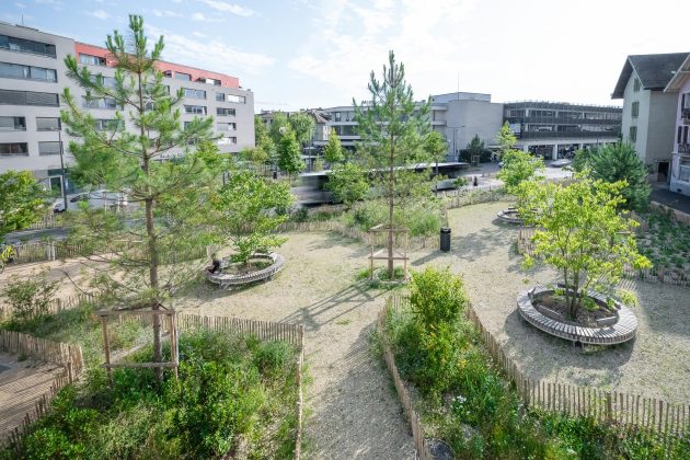 Renens, Mail du Marché by approches.