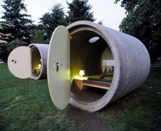The Drain Pipes Hotel by Andreas Strauss