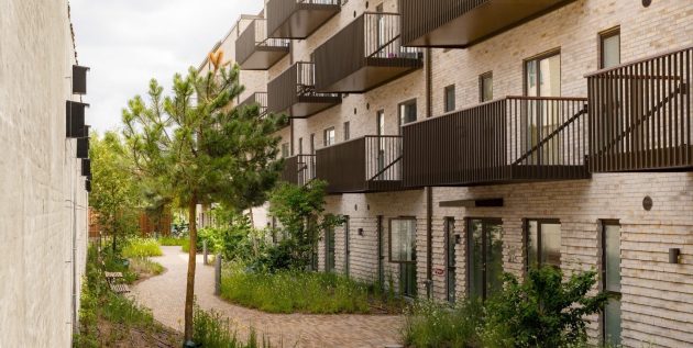 Courtyard Garden at Bernhard Bangs Allé by MASU Planning