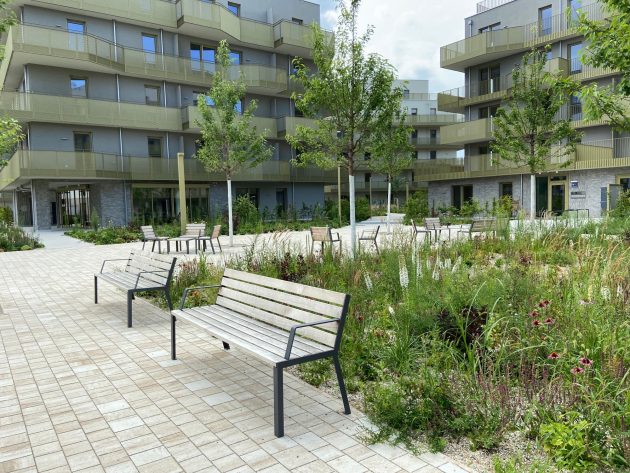 A New Residential Area Close to Nature – Furnished With Miramondo Seatings