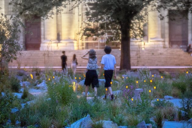 Memorial Garden for the Paris Attacks on the 13 November 2015 by Wagon Landscaping and Gilles Clément